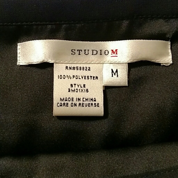 Studio M Black Mini Skirt With Scalloped Ruffle Detail Size M - Picture 5 of 7